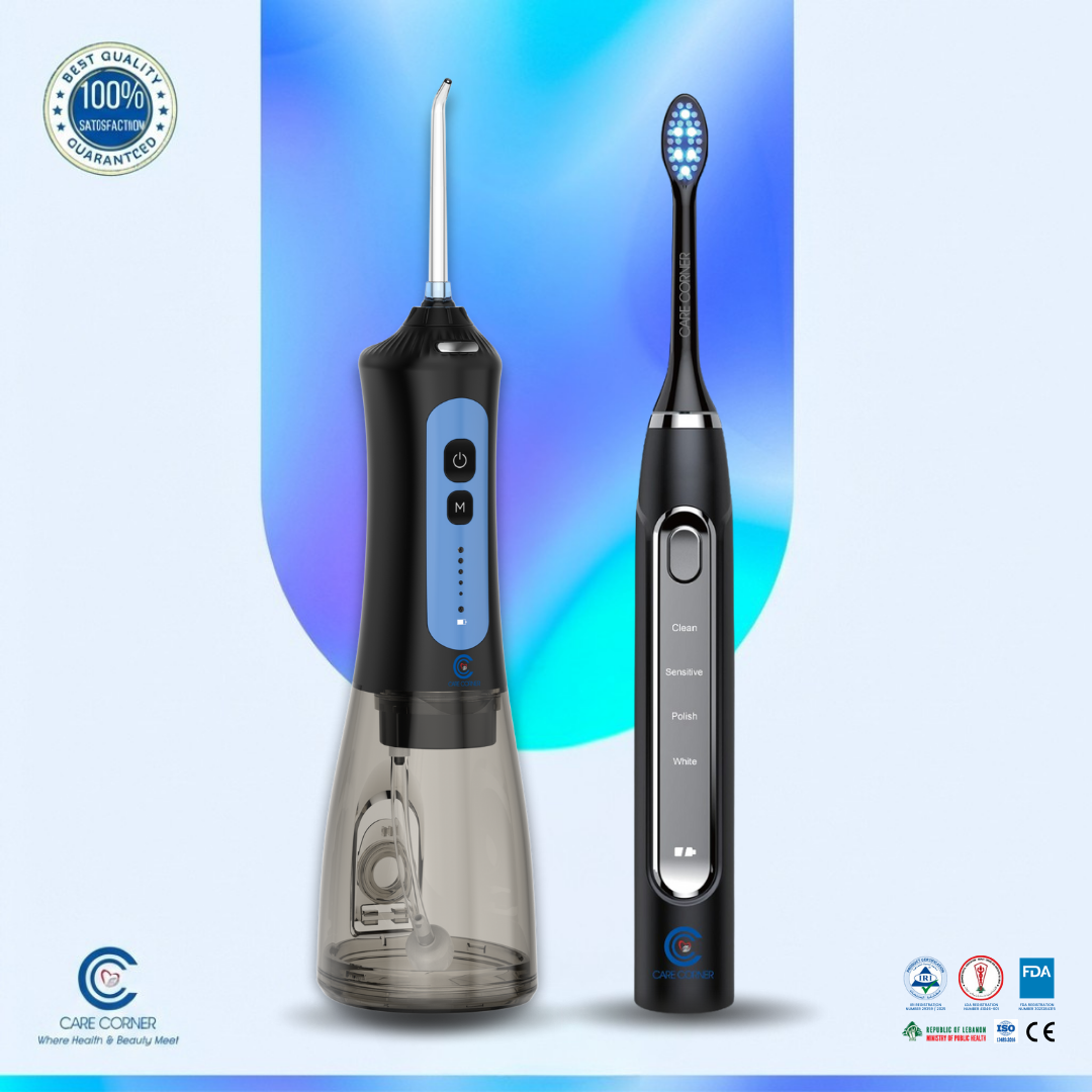 Portable water flosser & Electric led toothbrush