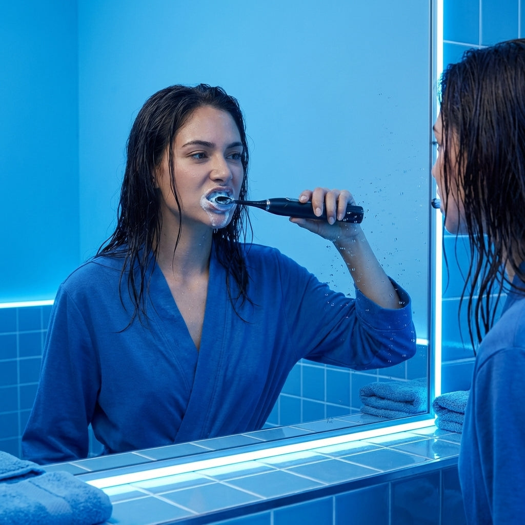 Portable water flosser & Electric led toothbrush