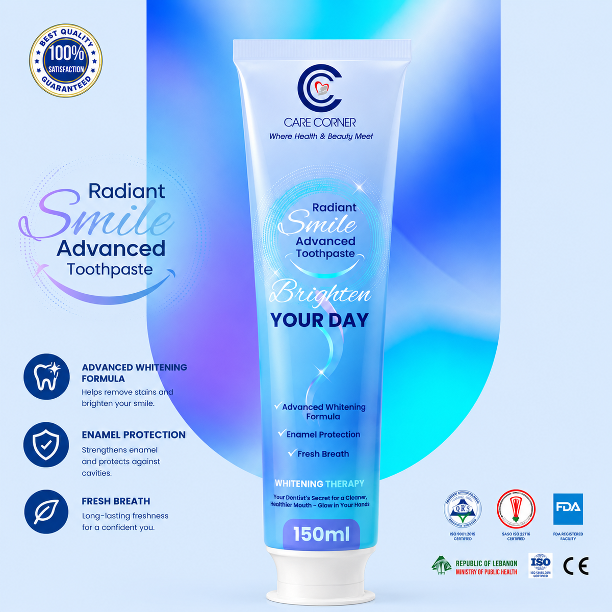 Care Corner Radiant Smile Advanced Toothpaste